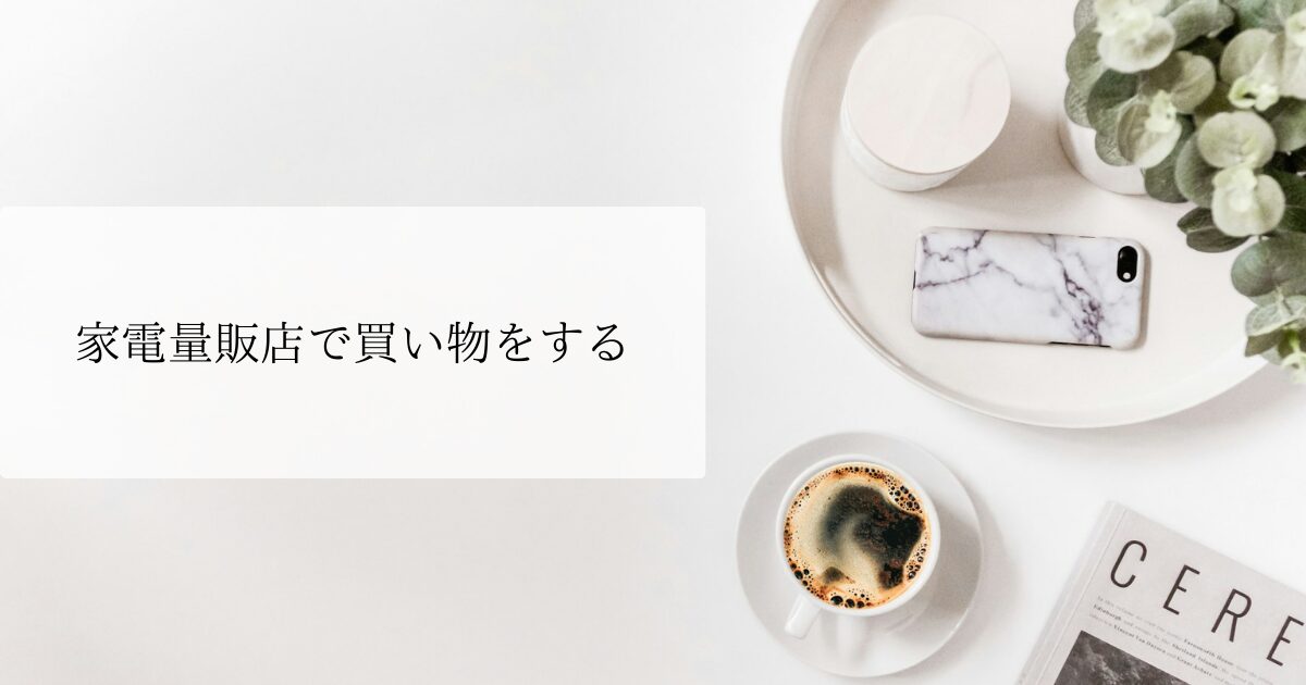 #123 家電量販店で買い物をする｜フランス語の買い物フレーズ